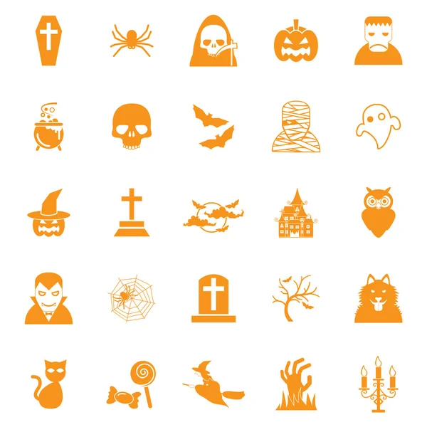 Icônes d'Halloween — Image vectorielle