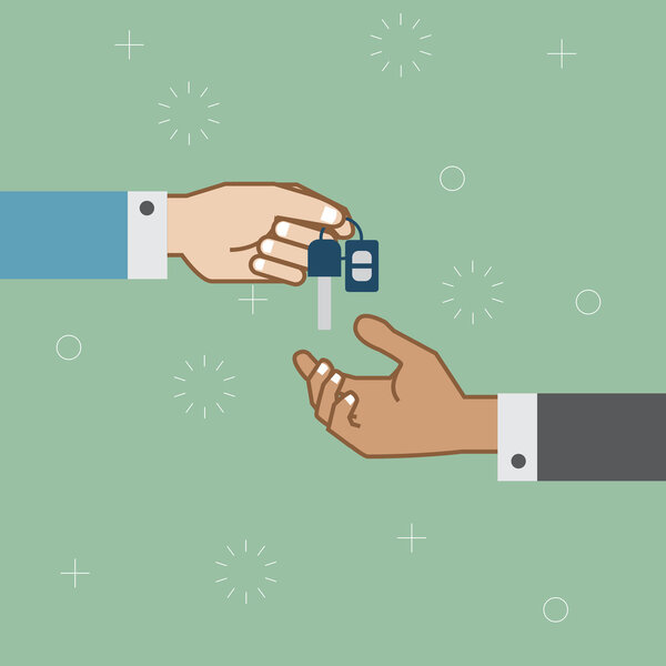 Buy, sell, rent, vehicle,hand holding car key