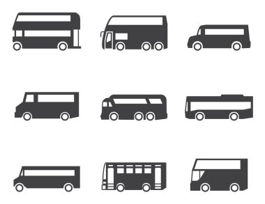 otobüs Icon set