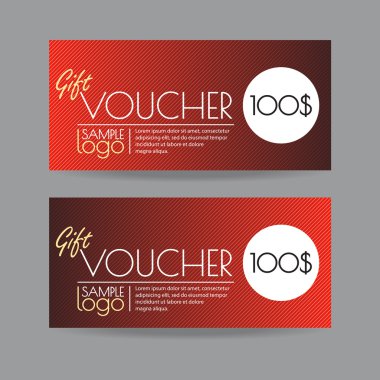 Hediye çeki şablon tasarımı 