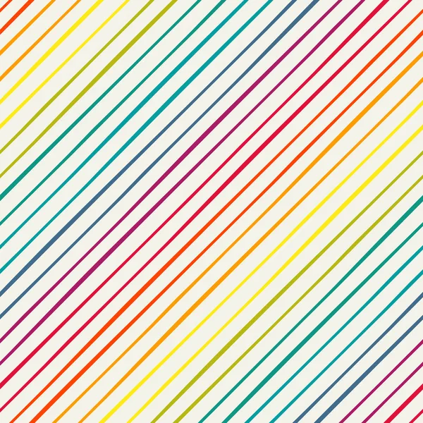 Seamless pattern with rainbow diagonal stripes — Stock Vector