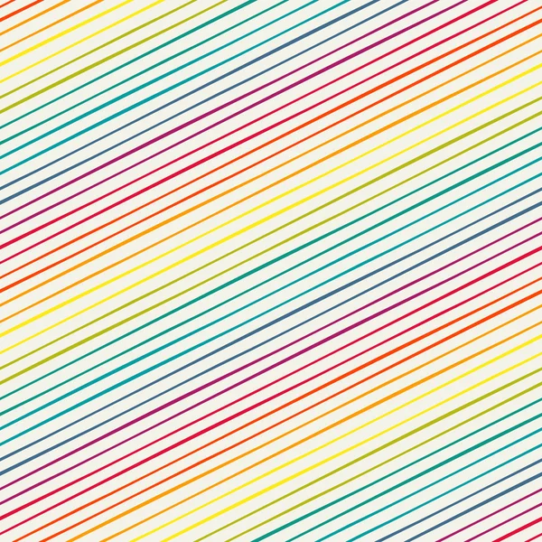 Seamless pattern with rainbow diagonal stripes — Stock Vector