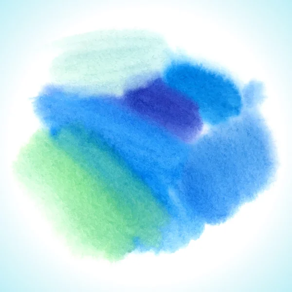 Aquarelle abstraite coloré fond texturé — Image vectorielle