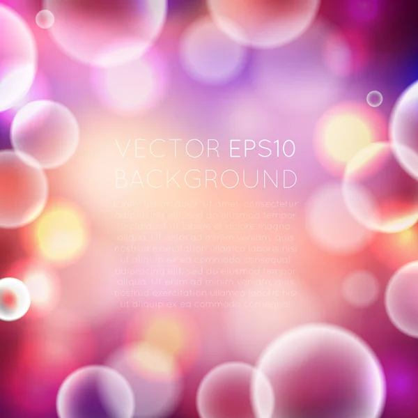 Bokeh colorido Bulbed —  Vetores de Stock