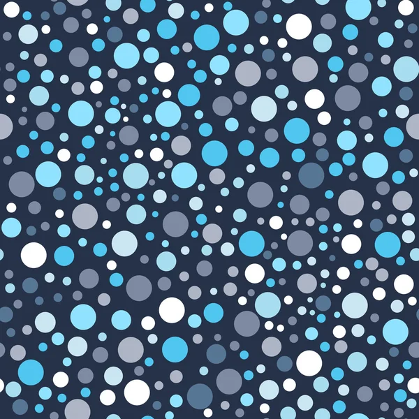 Polka dot naadloze patroon in vintage kleuren — Stockvector