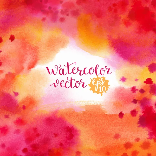 Watercolor colorful background — Stock Vector