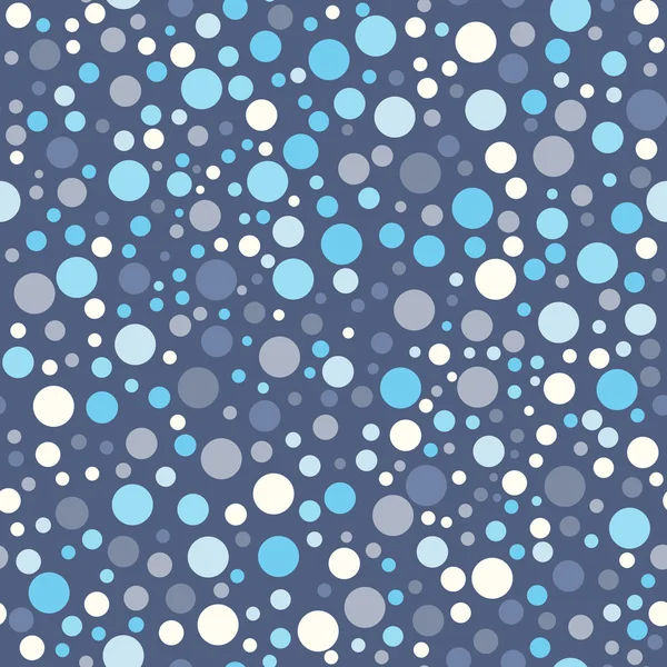 Polka dot seamless pattern in vintage colors — Stock Vector