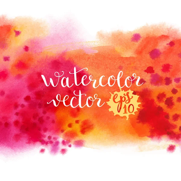 Watercolor colorful textured background — Stock Vector