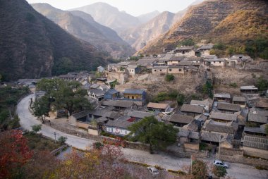 Pekin Çin antik köy