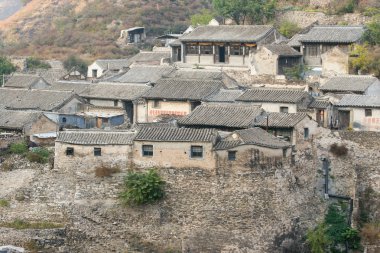 Pekin Çin antik köy