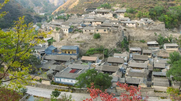 A antiga aldeia em Pequim da China — Fotografia de Stock