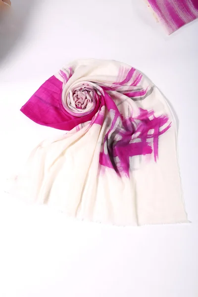 Chinese style pattern made of fabric scarves — Stock Photo, Image