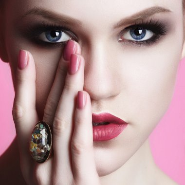 moda model kız yüz