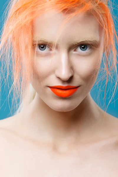 Beautiful redhaired woman — Stock Photo, Image