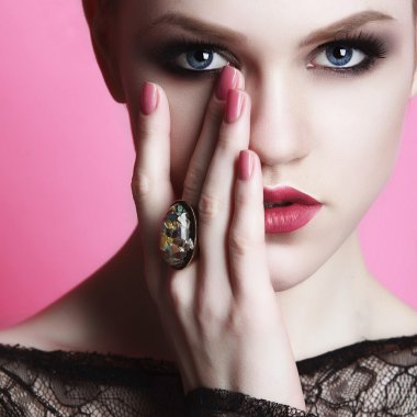 moda model kız yüz