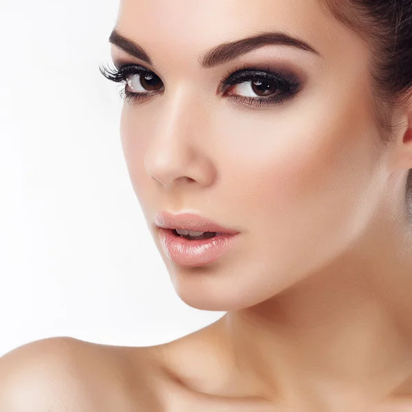 Beautiful young woman face — Stock Photo, Image