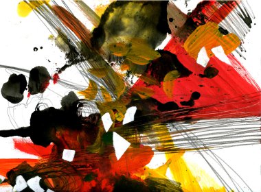 Grunge punky sanatsal suluboya ile arka plan soyut boya sıçramış ve lekeleri. El yapımı doku.