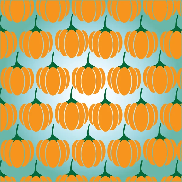 Naadloze achtergrond met pumpkins — Stockvector