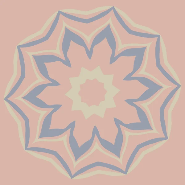Caleidoscoop geometrische patroon. Abstract vector achtergrond Tribal, Boheemse Mandala achtergrond met ronde ornamenten, patronen en elementen. Hand getrokken vectorillustratie — Stockvector