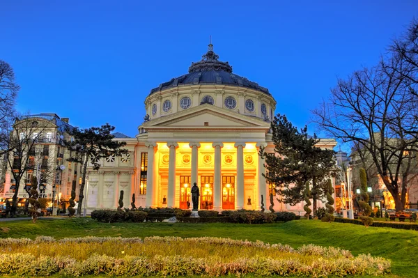 Bukareszt, Romanian Athenaeum — Zdjęcie stockowe