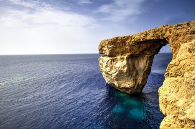 Azure pencere, gozo Adası, malta