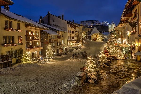 Gruyere village, Suíça — Fotografia de Stock