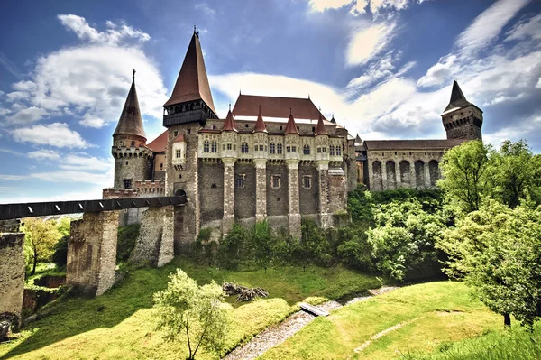 Château médiéval, Hunedoara, Roumanie — Photo