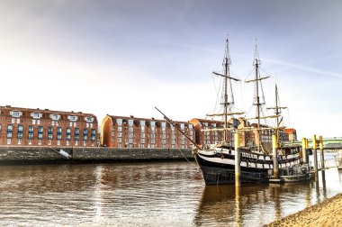 Bremen waterfront, Almanya