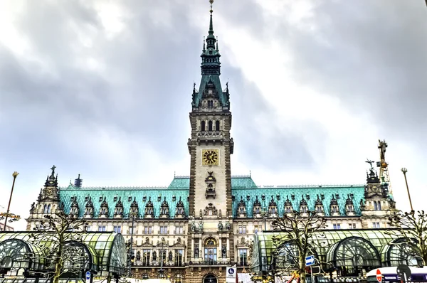 Hamburg city hall, Germany — Stock Photo, Image