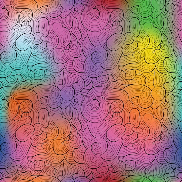 Psychédélique coloré — Image vectorielle