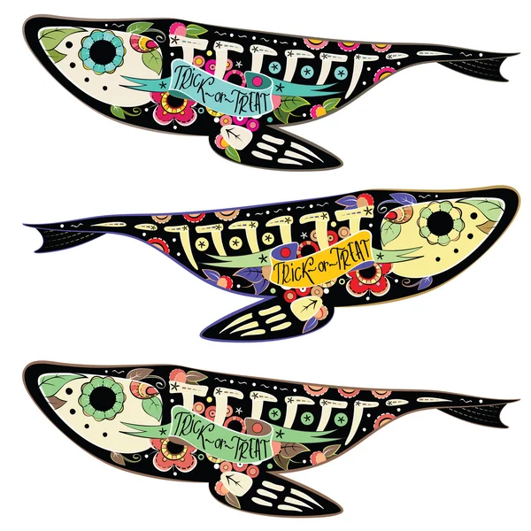 Värikkäitä kaloja — vektorikuva