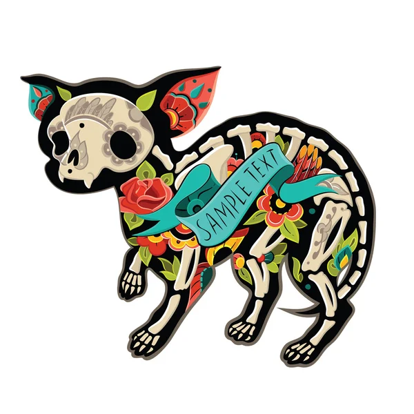 Chihuahua colorido — Vetor de Stock