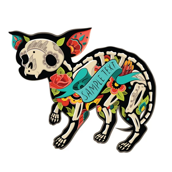 Colorfull chihuahua Stockvector