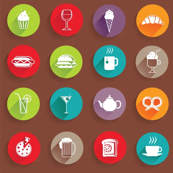 Restaurant iconen — Stockvector