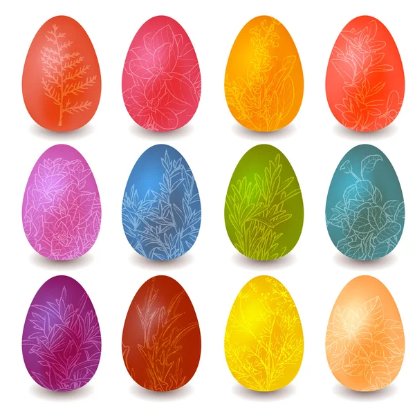 Easter eggs — Stock Vector