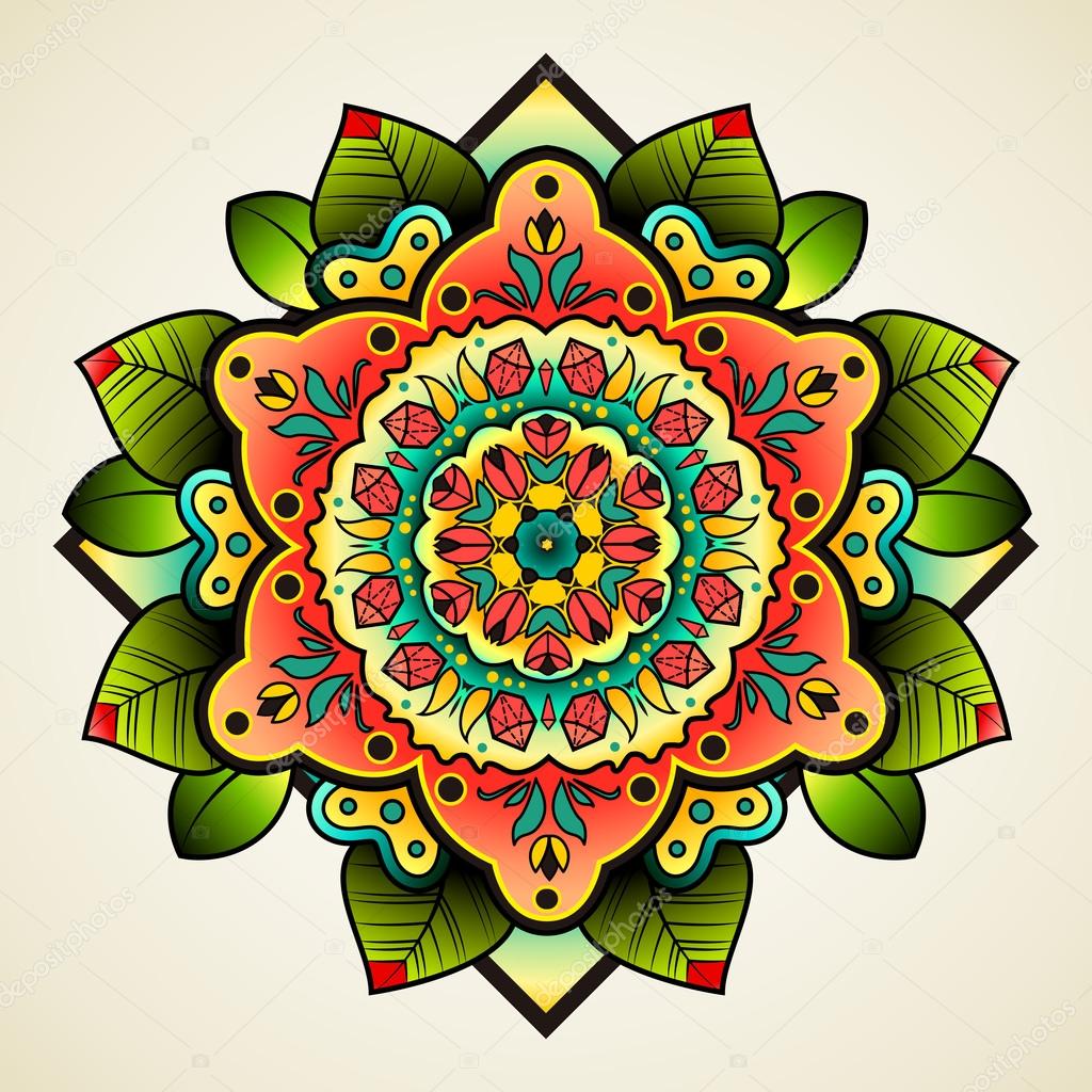 Flor Del Tatuaje De La Vieja Escuela Archivo Imágenes Vectoriales