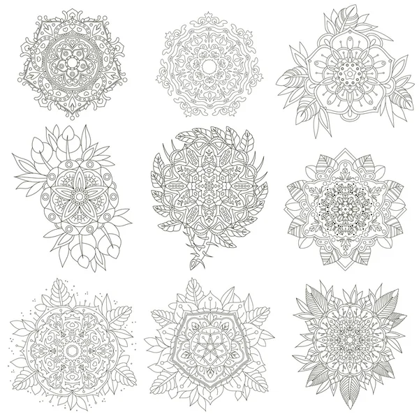 Vektör çiçek anti-stres