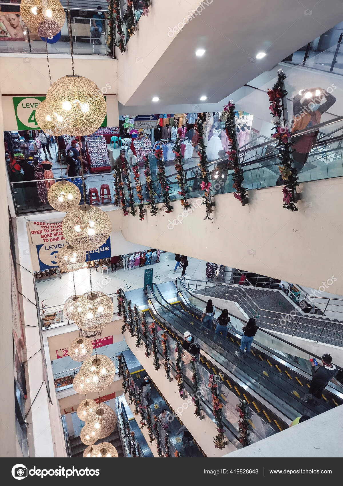 Divisoria Manila Philippines Oct 2020 Looking Atrium 168 Mall