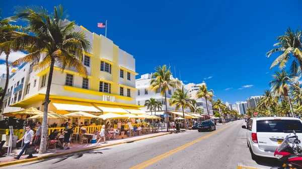 Miami Beach Florida Abril 2019 Leslie Hotel Edificio Art Deco —  Fotos de Stock