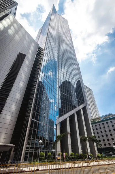 Makati Metro Manila Filippinerna Okt 2020 Tower Mer Ikoniska Skyskraporna — Stockfoto