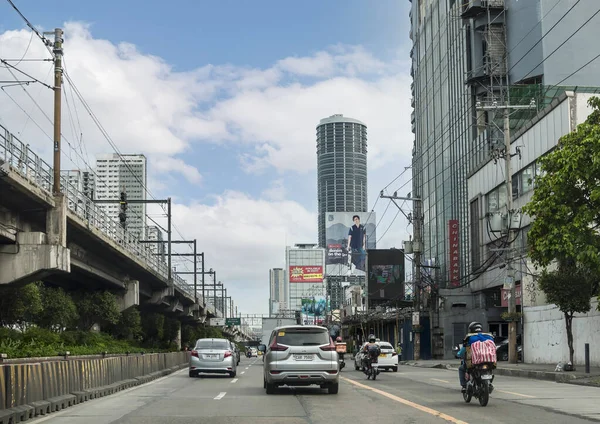 Кесон Сити Метро Манила Филиппины Январь 2021 Года Южная Полоса — стоковое фото
