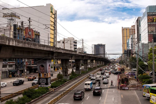 Quezon City Metro Manila Filipinas Ene 2021 Camino Hacia Norte — Foto de Stock