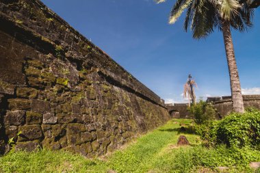Intramuros, Manila, Filipinler- Intramuros 'un güney duvarı.