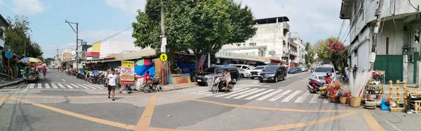 Quezon City Métro Manille Philippines Février 2021 Panorama Arcade Dapitan — Photo