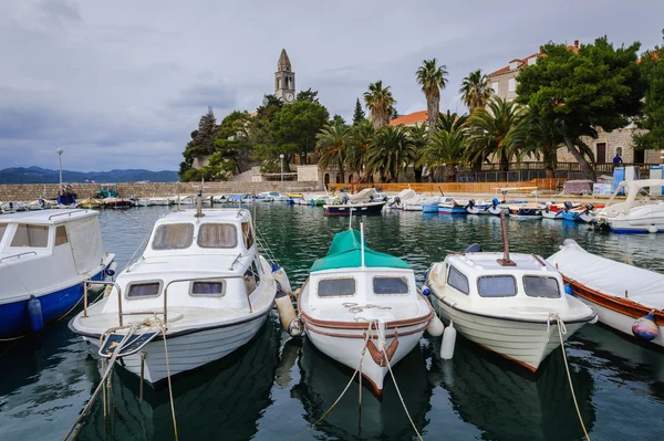 Порт на острове Лопуд, Хорватия — стоковое фото