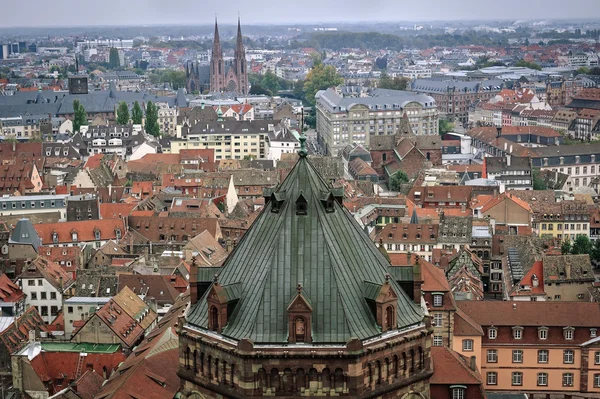 Vista aérea de Estrasburgo, Francia — 图库照片