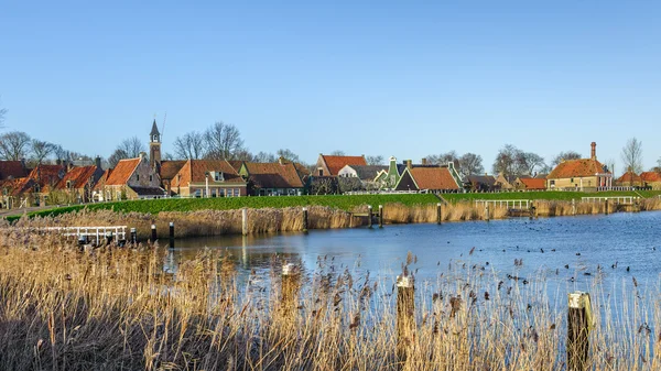 Vista do museu ao ar livre em Enkhuizen, Países Baixos — Fotografia de Stock