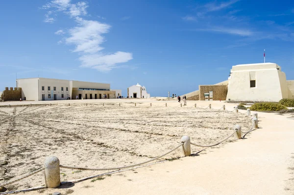 Weergave van Cabo Sao Vicente vuurtoren, Sagres, Portugal — Stockfoto