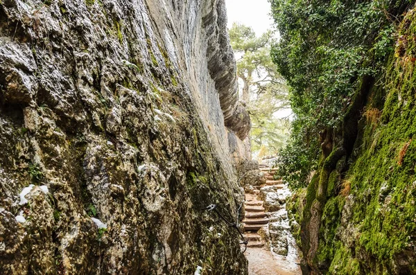 Stadt heimgesucht, Spanien — Stockfoto