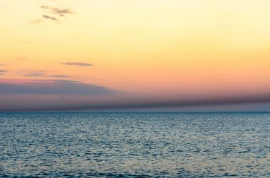 İçinde günbatımı ...